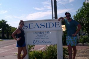 We biked down to the edge of Seaside