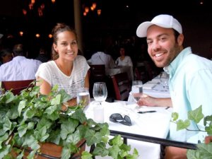 Window seating at Bricco