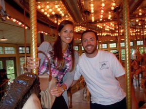 Alex and I taking a spin!