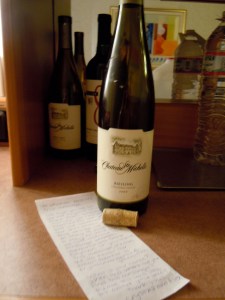 Our message in a bottle