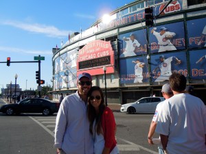 First Cubs game!