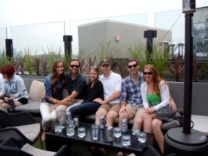 With my college friends at J. Parker