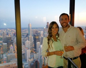 Alex and I at the Signature Lounge