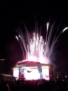 Fireworks at Paul McCartney!