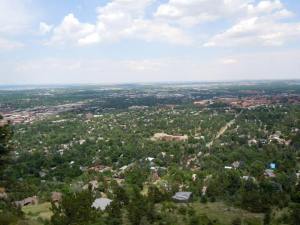 View of Boulder from Flagstaff Mountain