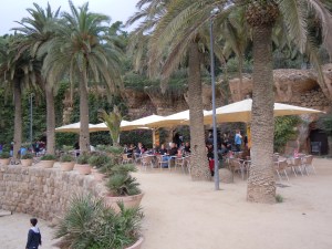 Cafe in Parc Guell