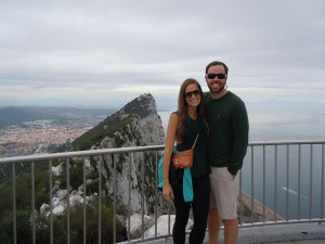 Alex and I in front of the Rock