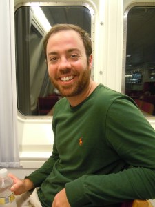 Alex on the ferry!