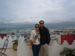 On the rooftop of our riad