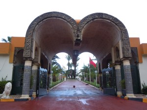 One of the many sultan palaces we drove by on our taxi tour