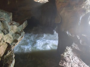 Inside, where Hercules rested