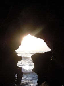 the opening that looks like Africa