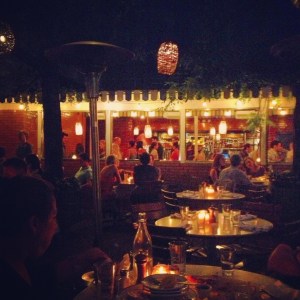 On the B Bar and Grill patio