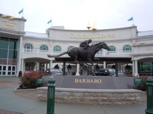 Statue of Barbaro at Churchill Downs