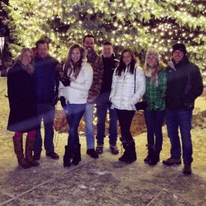 Walking around downtown Breckenridge by night