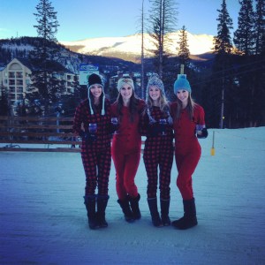 Earlier in the day, rocking our new purchases