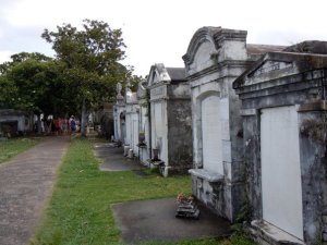 One of the many beautiful cemeteries in New Orleans