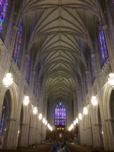 Inside the beautiful Duke Chapel
