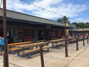 Cute seating area outside Parts and Labor