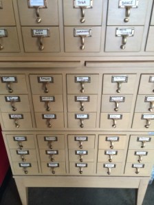 Card Catalog fun