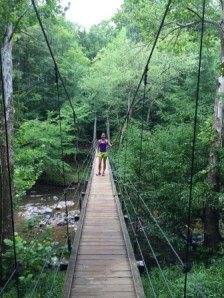 Footbridge in Eno River State Park