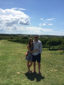 Alex and I at Lakeridge Winery
