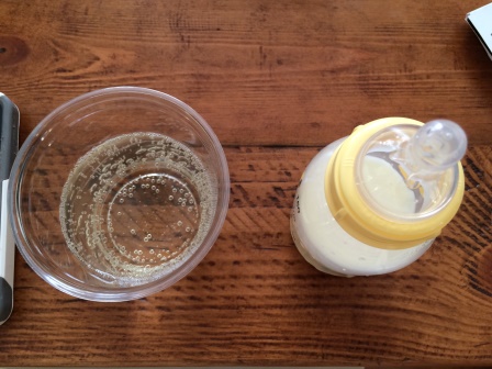 Birthday drinks for mom and baby!