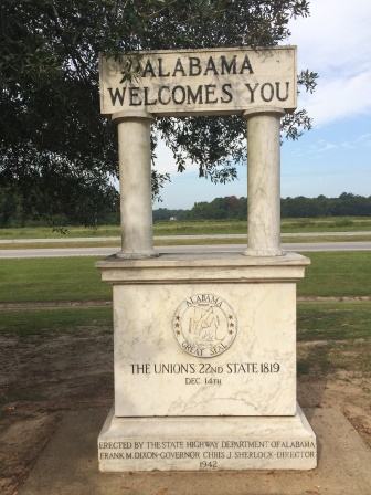 Welcome to Alabama!