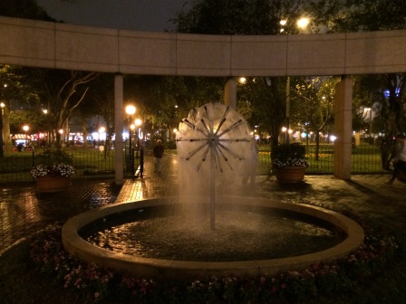 Entrance to the Parque Kennedy