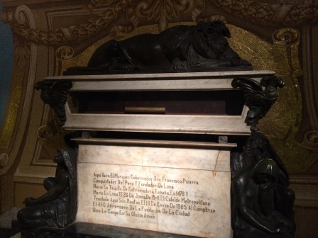 Francisco Pizarro's tomb