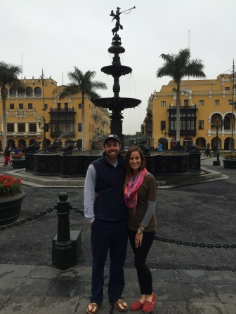 Alex and I in Plaza Mayor