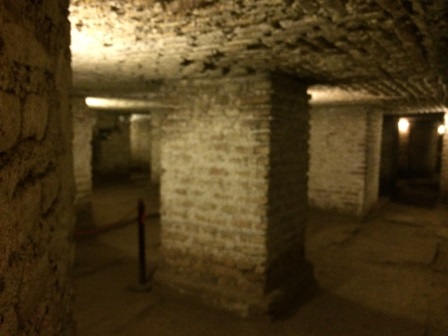 In the catacombs