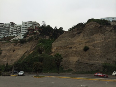 I took this photo to show how the city is elevated from the coast.