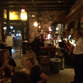 Napoleon House bar (sorry for the blurry phone picture!)