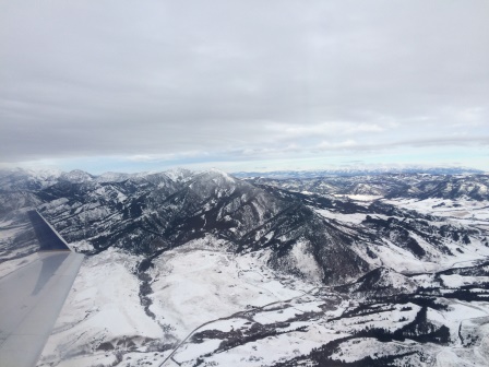 Flying out of Bozeman