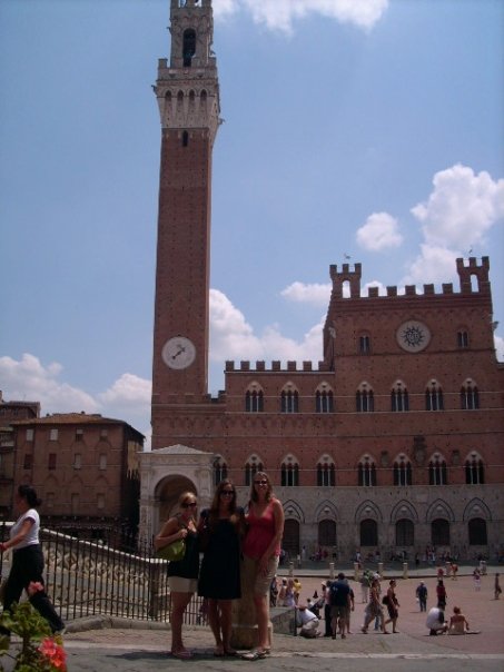 The Piazza in Siena where Il Palio takes place