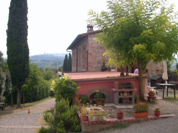 A winery outside of Monteriggioni