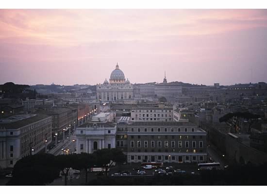 The Basilica in the distance