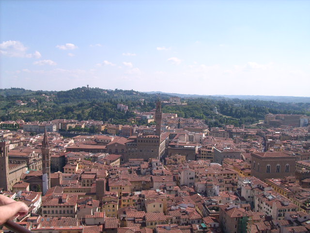 View from the top of the Duomo