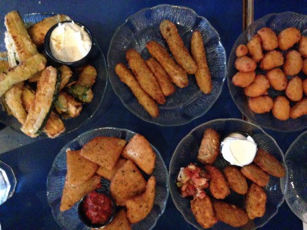 All the fried foods at Villager Pub