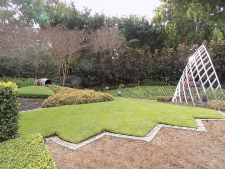 Inside the beautiful park