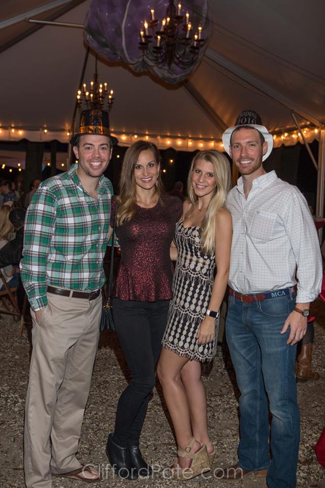 Alex and I with Samantha and Max on New Year's Eve