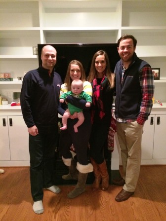 Visiting with our friends Chris and Meryl