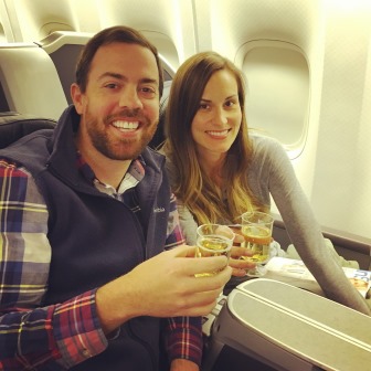 Off to Paris in business class!