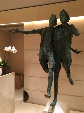 Some of the art at the Park Hyatt