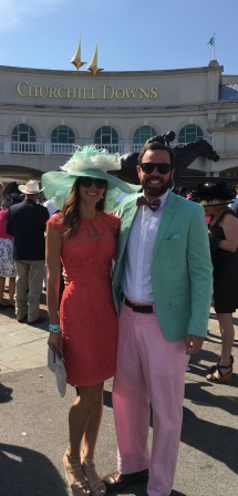 Alex and I before Kentucky Derby