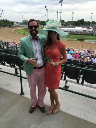 Alex and I in Wicker Garden