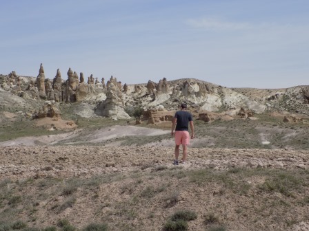 Alex exploring the valley