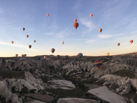About 100 balloons fly every day!