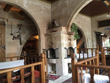 This floor was initially used for stables and a storage area, while the upper levels were the living quarters.